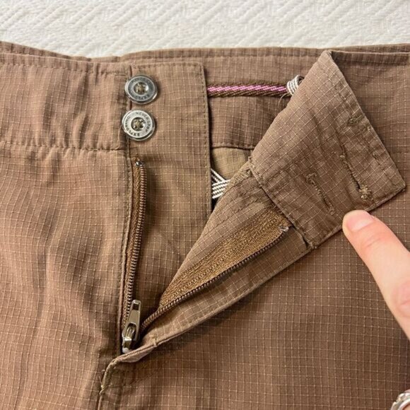 The North Face TNF Women's Size 10 Brown Button Fly Skirt Skort Outdoors Mini - Picture 13 of 13